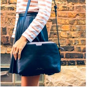 India Hicks crossbody bag with removable clutch